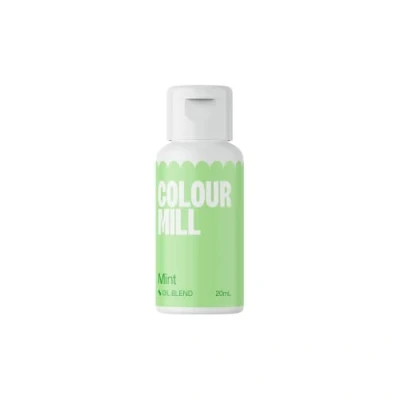 Abbildung von Colour Mill Oil Blend Mint Lebensmittelfarbe auf Ölbasis Lebensmittelfarben für Schokolade, Fondant, Cupcakes, Kuchen, Backen, Macaron Food Coloring Tortendeko 20ml
