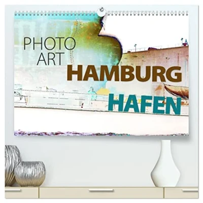 Abbildung von Photo Art/Hamburg Hafen (hochwertiger Premium Wandkalender 2025 DIN A2 quer), Kunstdruck in Hochglanz