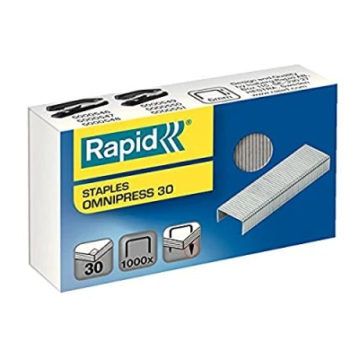 Abbildung von Rapid 5000559 Omnipress 30 verzinkt Heftklammern 1000 Stück