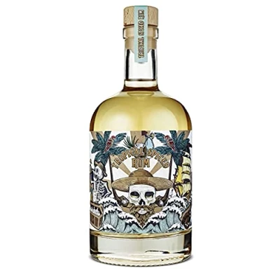 Abbildung von Wajos Tropical Spiced Rum 37,8% vol 500ml Spirituose aus Caribbean mit Kokosnoten verfeinert ideal für Cocktails &amp; Männer Geschenk