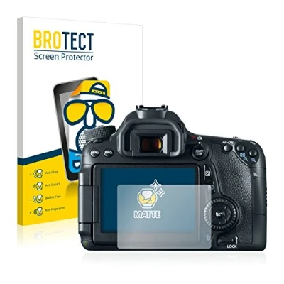 Abbildung von BROTECT Entspiegelungs Schutzfolie für Canon EOS 70D (2 Stück) Matte Displayschutz Folie, Anti Reflex, Fingerprint