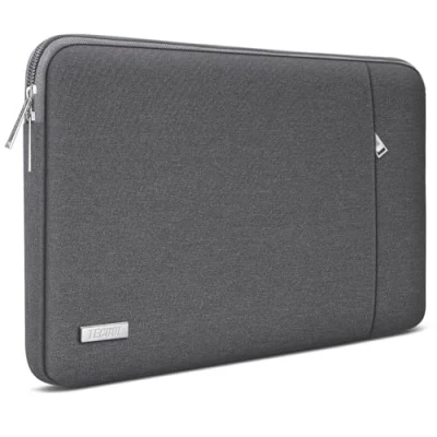 Abbildung von TECOOL Laptop Tasche Hülle für 12,3 13&quot; Surface Pro 11/10/9/8/7/6/5/4,13.6 MacBook Air M2 M3 A3113 A2681 2024,13 M1 2022 2016,Schutztasche 13 iPad Pro(M4)/ Air(M2) 2024,Dunkelgrau