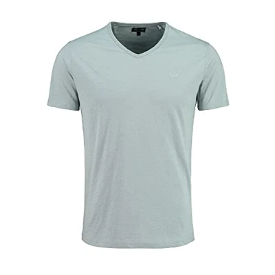 Abbildung von KEY LARGO Herren Sugar v Neck T Shirt, Light Grey (1104), S