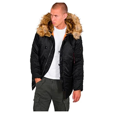 Abbildung von Alpha Industries Herren N3B VF 59 Winterjacke für Damen Mantel, Schwarz (Black 03), Small