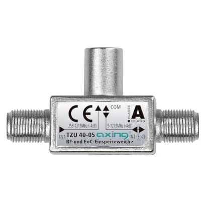 Abbildung von Axing TZU 40 05 RF und EOC Einspeiseweiche Combiner zum Zusammenführen von HF Signalen 5 1218 MHz