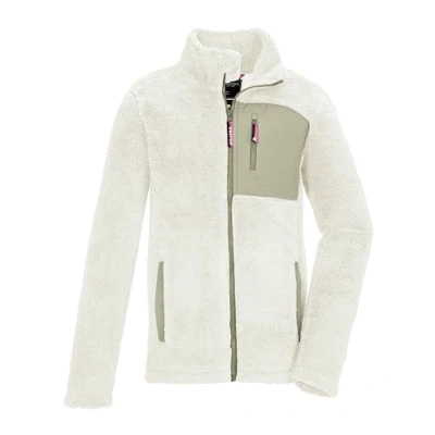 Abbildung von killtec Mädchen Sherpa Fleecejacke KOW 350 GRLS FLC JCKT, gebrochenes weiss, 164, 42216 000