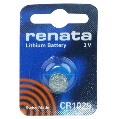 Abbildung von Renata CR1025 Knopfzelle CR 1025 Lithium 30 mAh 3V 1St.