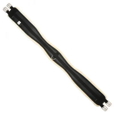Abbildung von Horse Guard Sattelgurt mit Fell HG Schwarz/Natur