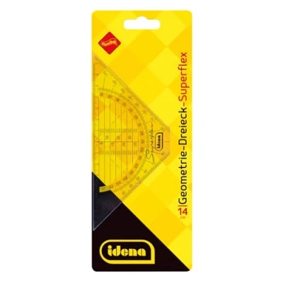 Abbildung von Idena Geodreieck 602083 Superflex, 16 cm