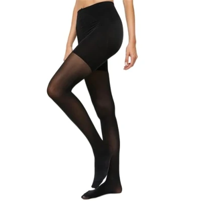 Abbildung von Nur Die Damen Strumpfhose figurunterstützend 719170/Bauch Bein Po 60, Gr. 38/40 (38 40/S), Schwarz (schwarz 094)