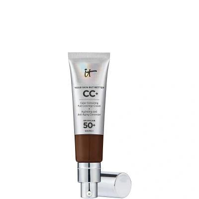 Abbildung von IT Cosmetics Your Skin But Better CC+ Cream with SPF50 32ml (Various Shades) Deep Mocha