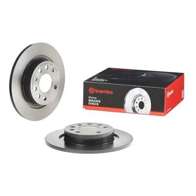 Abbildung von BREMBO COATED DISC LINE 08.A224.11 Bremsscheibe 278 12 5 voll beschichtet mit Schrauben FIAT: Croma II Kombi, Kastenwagen