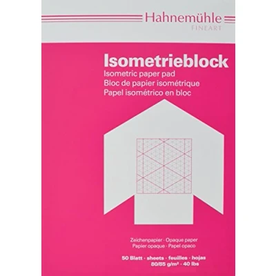 Abbildung von HAHNEMUEHLE Isometrieblock A3 50Blatt 80/85g Zeichenpapier A3, 10662762