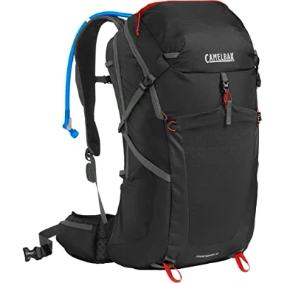 Abbildung von Camelbak Fourteener 32 Rucksack Trinkrucksack Schwarz/Roter Mohn