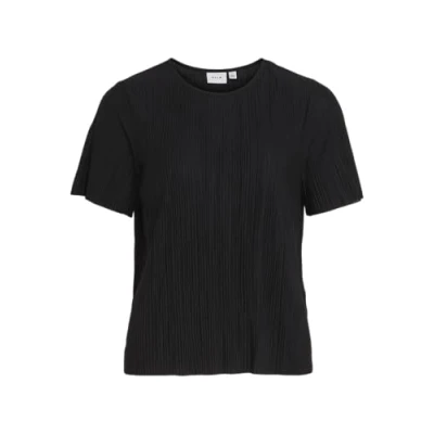 Abbildung von VILA MIT Kurzen ÄRMELN Bluse, Damen, Größe: XS, Black beauty