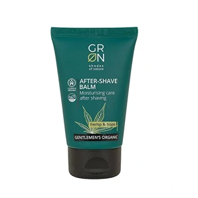 Abbildung von GRN [GRÜN] Biokosmetik After Shave Balsam Feuchtigkeitspflege Bio Hanf &amp; Hopfen für anspruchsvolle Haut pflegt nach der Rasur vegan 50 ml