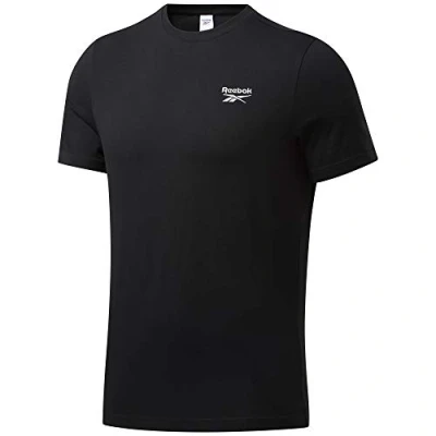Abbildung von Reebok Cl F Small Vector Tee T Shirt, Schwarz, XS