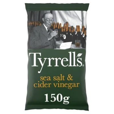 Abbildung von Tyrrells Meersalz &amp; Apfelessig Sharing Chips 150g