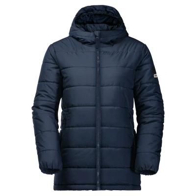 Abbildung von Jack Wolfskin Unisex Kinder Spirit Ins Long Y Jacket, Night Blue, 164 EU