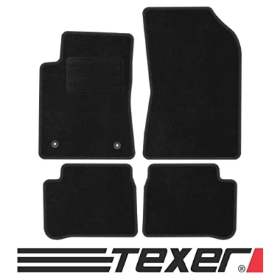 Abbildung von TEXER Textil Fußmatten Passend für Citroen C3 III Bj. 2017 ANTHRAZIT