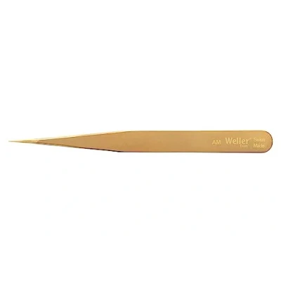 Abbildung von Weller AM Gerade Spitze Messing Non Sparking Präzisionspinzette, 5&quot;/127mm