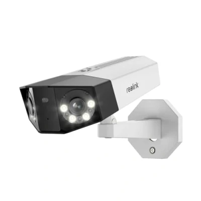 Abbildung von Reolink Duo 8MP Smarte PoE Überwachungskamera (Outdoor, Set, Dual Lens, 180 Sichtwinkel, Person/Fahrzeug/Tier Erkennung, Farb Nachtsicht, Zwei Wege Audio, Wasserdicht)