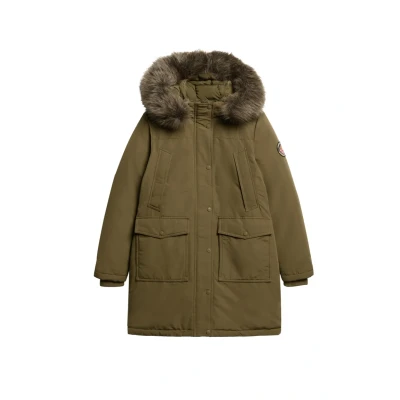 Abbildung von Superdry Everest Parka, Damen, Größe: 40, Grey marl jaffa