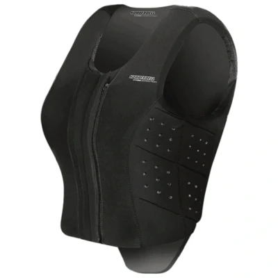 Abbildung von Komperdell Sicherheitsweste Equestrian Frontzip Slim Fit Farbe: schwarz Größe: M