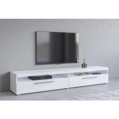 Abbildung von INOSIGN Lowboard &quot;India,Breite 200 cm, stilvolle Fernsehschrank mit offenen Fächern&quot;, TV Board ohne Beleuchtung, Kommode viel Stauraum