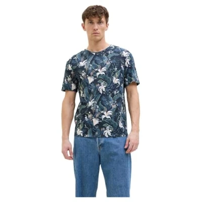 Abbildung von Jack &amp; Jones Jjebryan TEE O NECK Tshirt print, Herren, Größe: Small, Sky captain