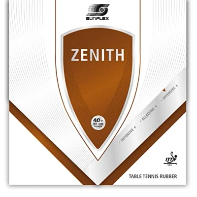 Abbildung von Sunflex Zenith Tischtennis Belag. 2.1mm Schwamm rot