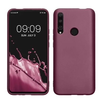Abbildung von kwmobile Case kompatibel mit Honor 9X (EU Version) Hülle Schutzhülle aus Silikon metallisch schimmernd Handyhülle Metallic Lavendel