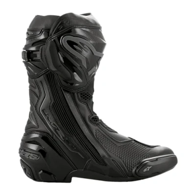 Abbildung von Alpinestars Supertech R Motorradstiefel lang schwarz 43 Herren