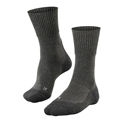 Abbildung von FALKE Herren Wandersocken TK1 Adventure Wool M SO Wolle antiblasen dick 1 Paar, Grau (Smog 3150), 42 43