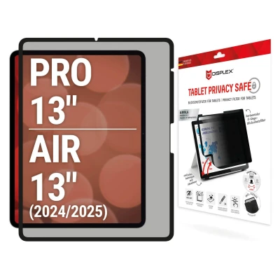Abbildung von DISPLEX TABLET PRIVACY SAFE Blickschutzfilter für iPad Pro 13&#039;&#039; (2024)/Air (2024)