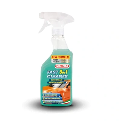 Abbildung von Mafra, Fast Cleaner, Schnellreiniger, poliert und stellt Reibungsfreiheit für Claybar her, entfernt oberflächlichen Schmutz Vogelkot, mit Anti Regeneffekt Abdruckeffekt, Menge 500 ml