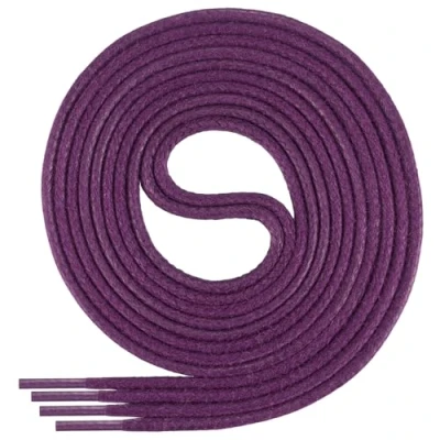 Abbildung von Di Ficchiano gewachste runde Schnürsenkel, Schuhband, Laces, Durchmesser 2 4 mm für Businessschuhe, Anzugschuhe und Lederschuhe Farbe: violet Länge: 180cm