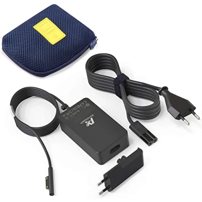Abbildung von Surface Ladekabel 65W 15V 4A Ladegerät Netzteil für Microsoft Pro 11/X/10/9/8/7/7+/6/5/4/3,Surface Go 4/3/2,Surface Laptop 7/6/5/4/3, Book 3/2/1, mit USB Port