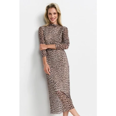 Abbildung von Rich &amp; Royal MIDI Freizeitkleid, Damen, Größe: 34, Caffee latte