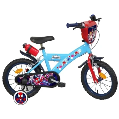 Abbildung von A.T.L.A.S. Jungen Kinderfahrrad, 14 Zoll (35,6 cm), Spidey und Seine Freunde kinderfahrrad14 außergewöhnliche, blau