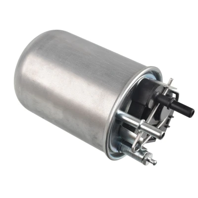 Abbildung von FEBI BILSTEIN 183849 Kraftstofffilter Leitungsfilter, mit Filterheizung, Wasserablassschraube NISSAN: Juke, Pulsar Schrägheck