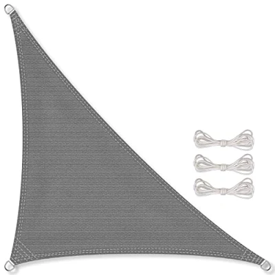 Abbildung von CelinaSun Sonnensegel HDPE Sonnenschutz Tarp atmungsaktiv Dreieck 3x3x4,25 m anthrazit, (1 tlg)