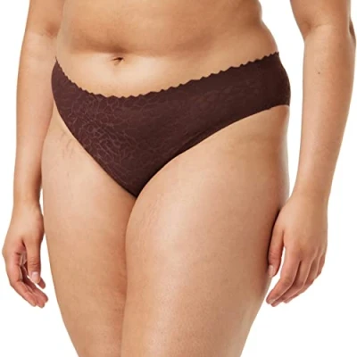 Abbildung von Sloggi FEEL Brazil Panty Slip, Damen, Größe: Small, Ebony brown