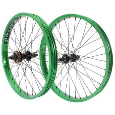 Abbildung von BMX Laufradsatz KHE PRISM 20 Zoll grün