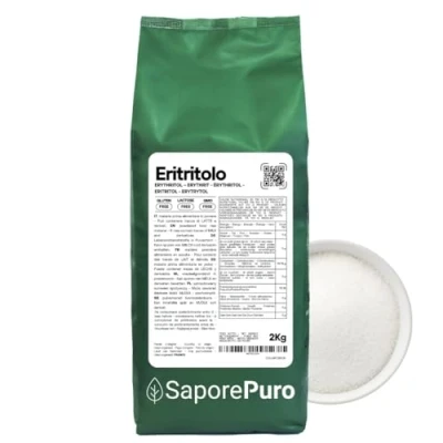 Abbildung von Erythrit 2 kg Zuckerersatz null Kalorien 100% natürlich