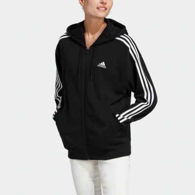 Abbildung von adidas Sportswear Sweatjacke, Damen, Größe: XS, Black white