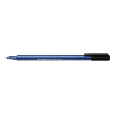Abbildung von 10 x Staedtler Kugelschreiber triplus ball Kappenmodell XB schwarz