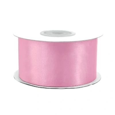 Abbildung von Creativery Satinband, Satinband 38mm x 25m Rolle Rosa
