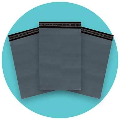 Abbildung von triplast 4 x 6 Kunststoff Versandtaschen Tasche, Grau (200 Stück)