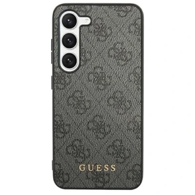 Abbildung von Samsung Galaxy S24 Ultra Hülle Kunststoff Guess Backcover/Hard Case Handyhülle Schwarz